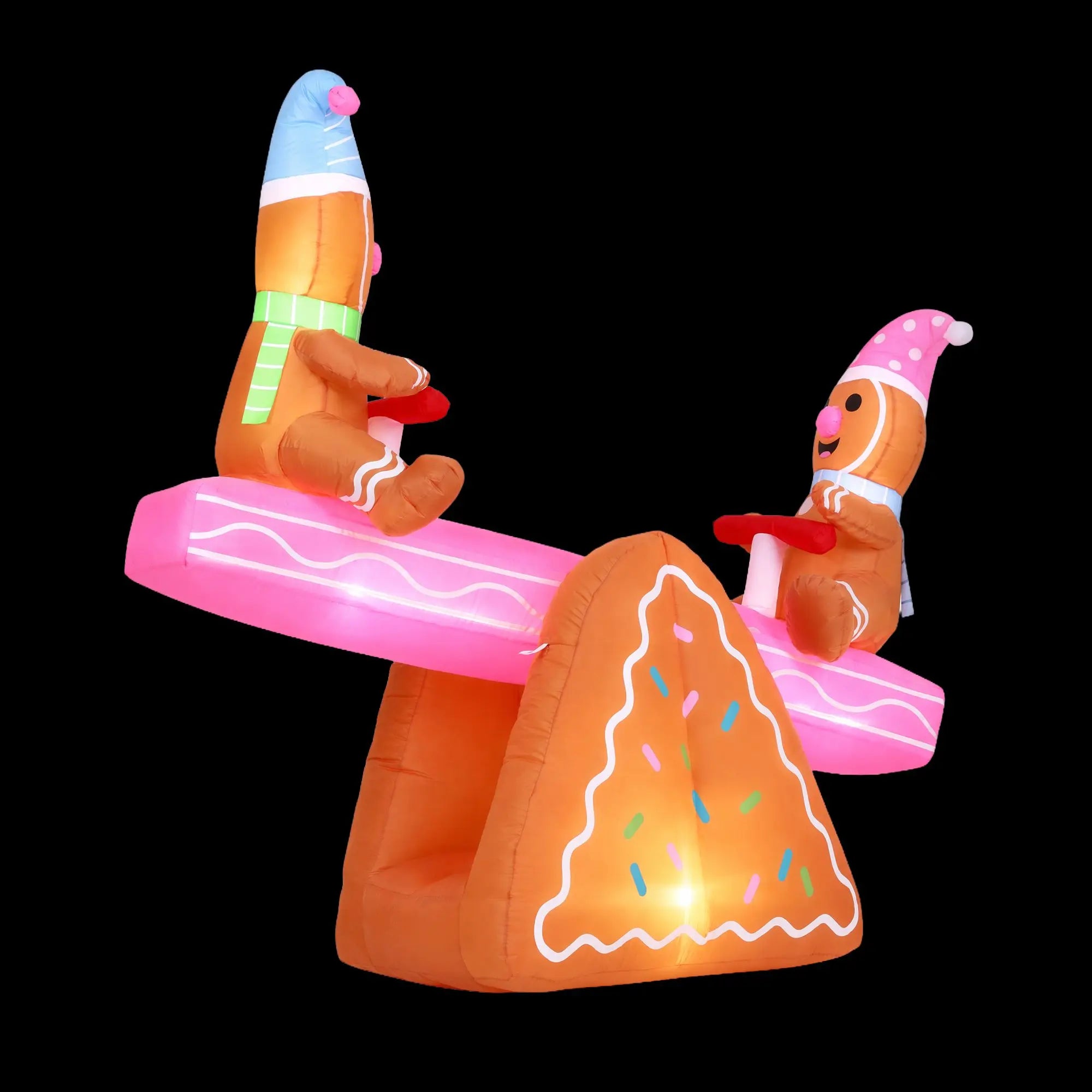 Transform Your Holidays with the Jingle Jolly Christmas Inflatable Seesaw