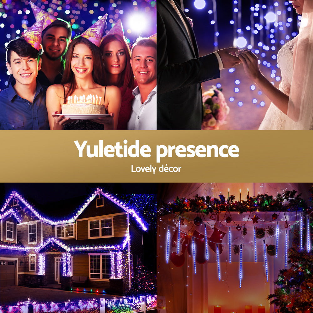 Transform Your Holiday Decor with 7M Christmas Icicle Lights