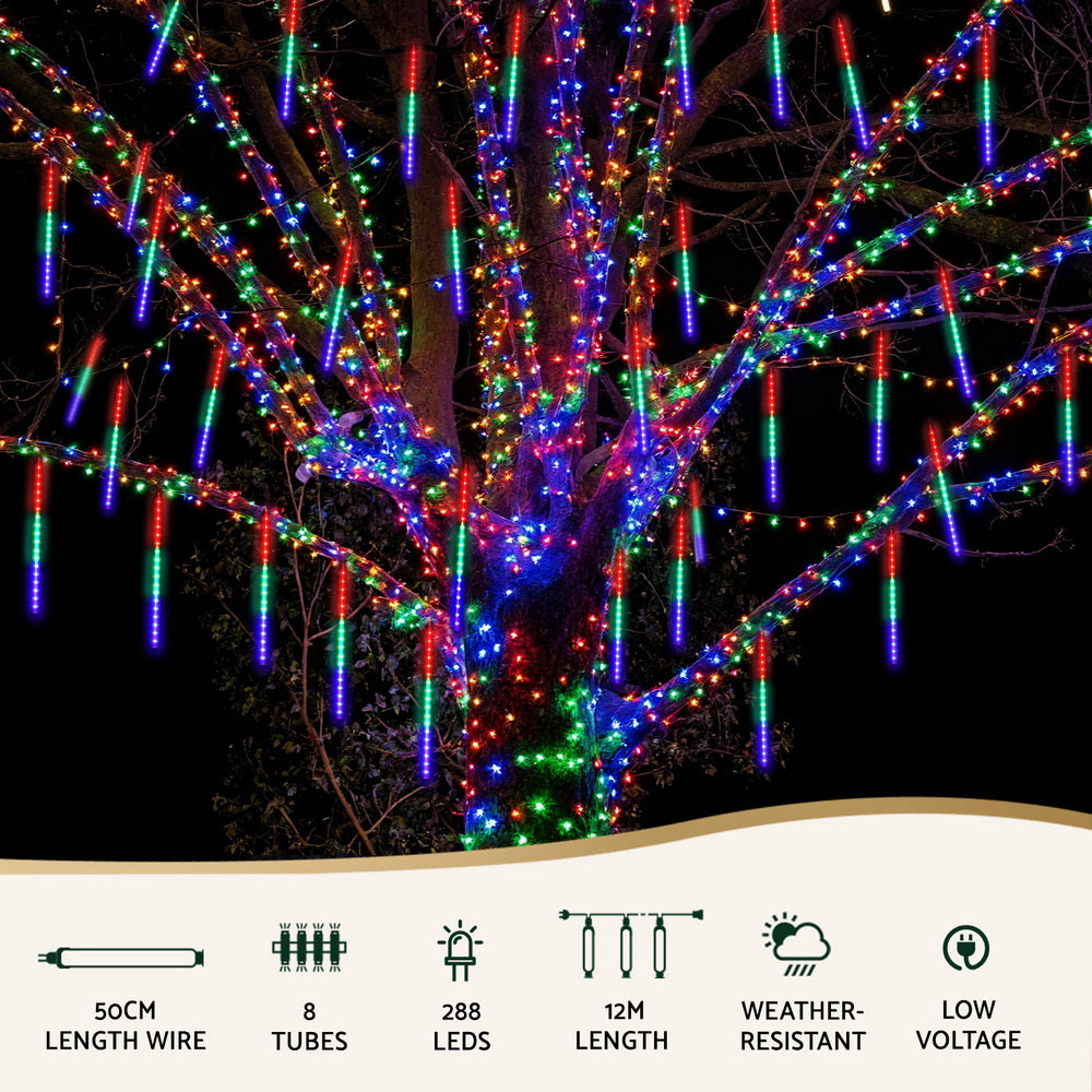 Jingle Jollys Christmas Lights - Transform Your Holiday Decor with Beautiful Icicle Illumination!