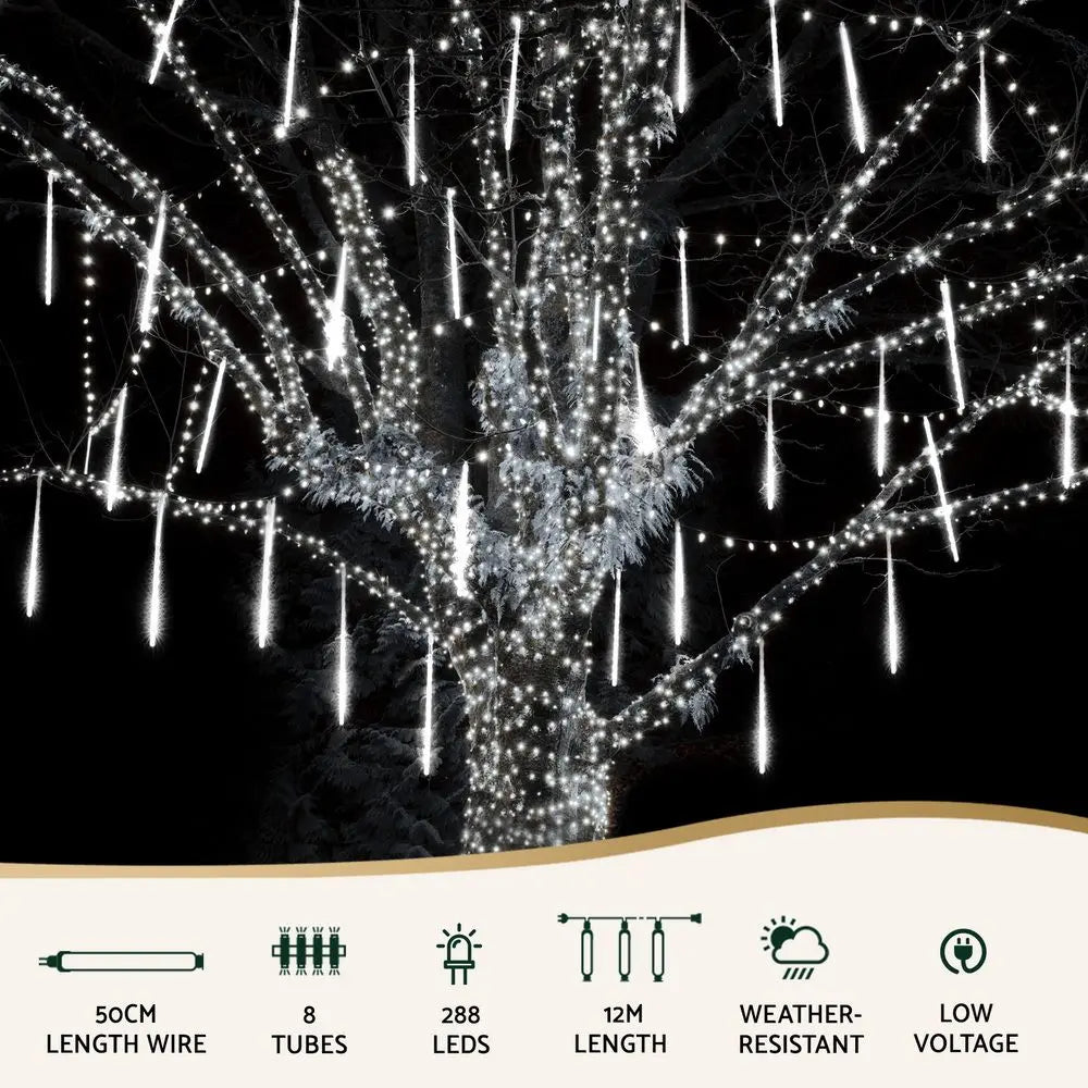 Transform Your Holidays with Jingle Jollys 7M Christmas Icicle Lights