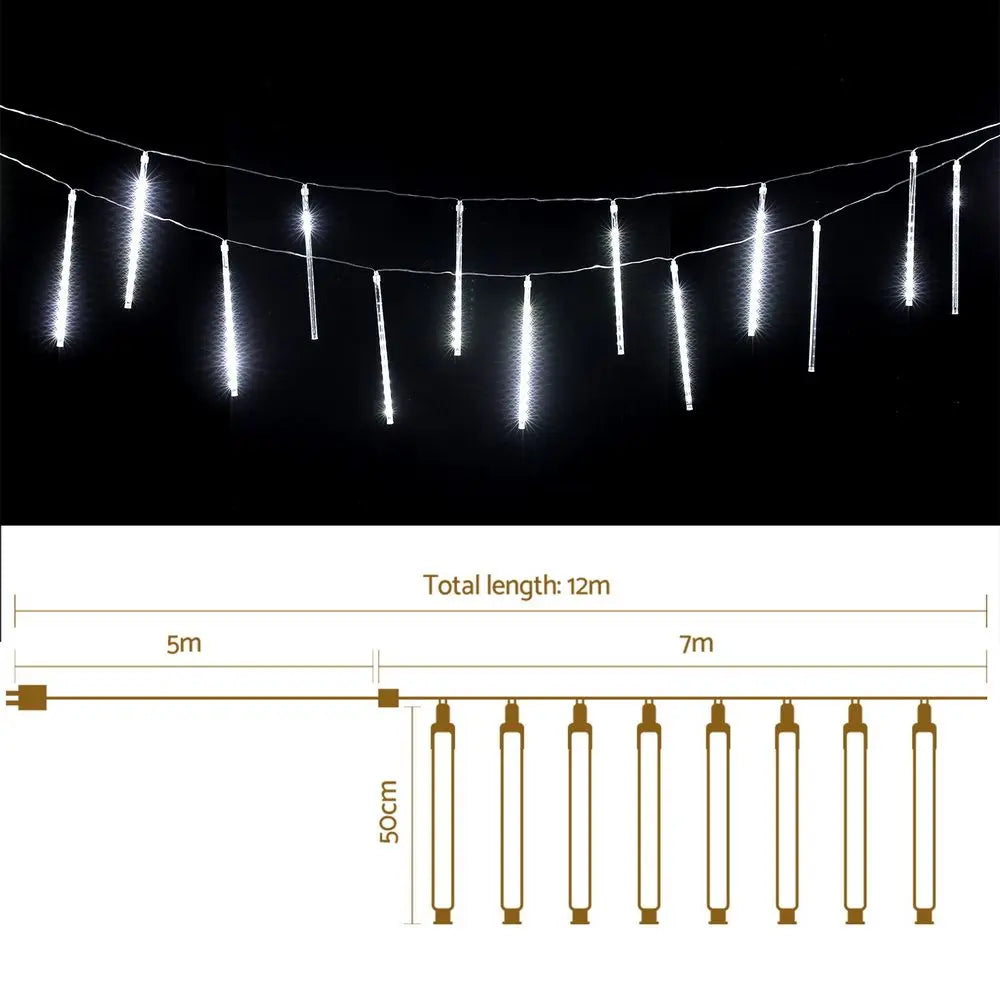 Transform Your Holidays with Jingle Jollys 7M Christmas Icicle Lights