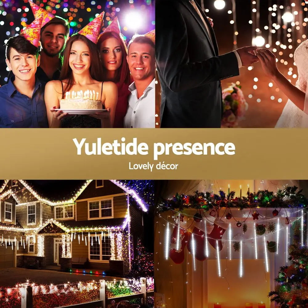 Transform Your Holidays with Jingle Jollys 7M Christmas Icicle Lights