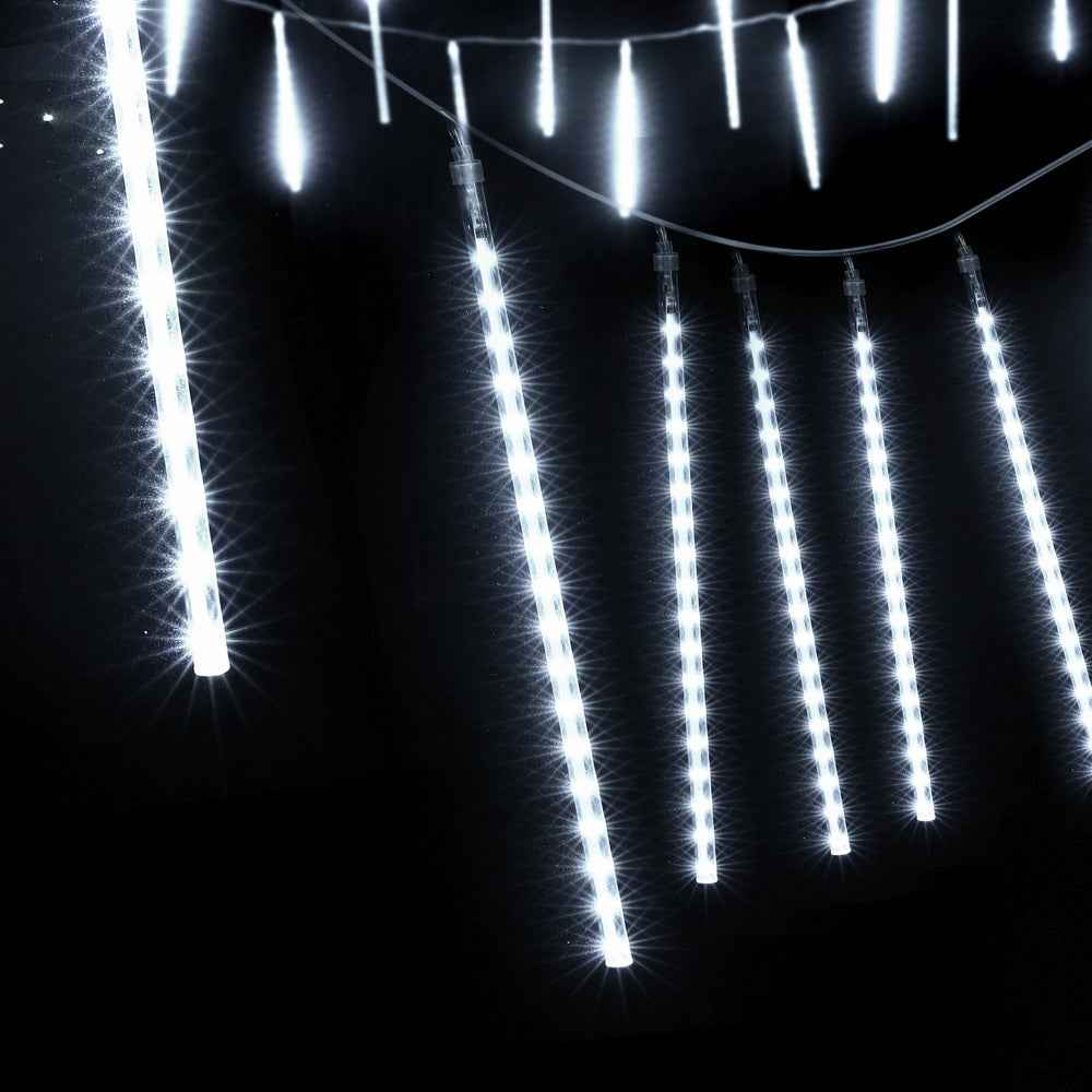 Transform Your Holidays with Jingle Jollys Christmas Icicle Lights – 288 LED Dazzling Display