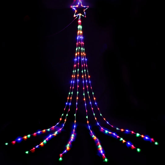 320 LED 5M Solar String Christmas Lights Fairy Light Jingle Jollys