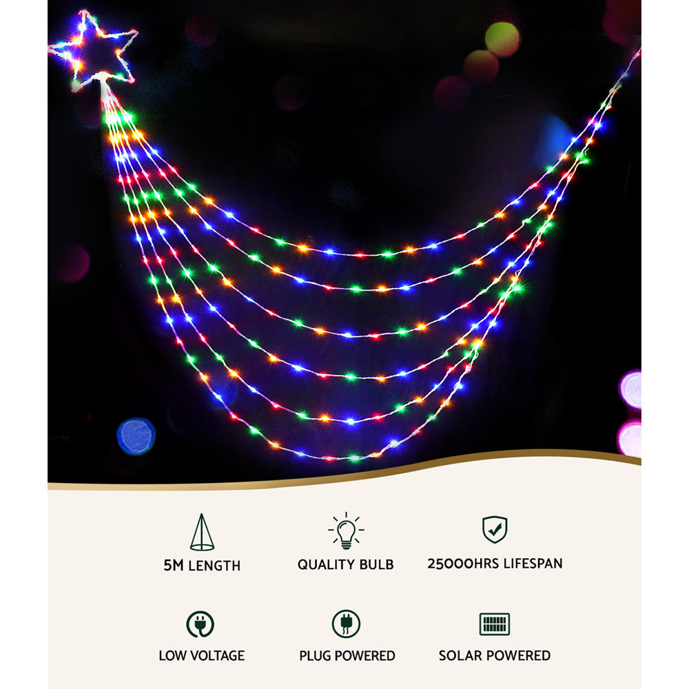 320 LED 5M Solar String Christmas Lights Fairy Light Jingle Jollys