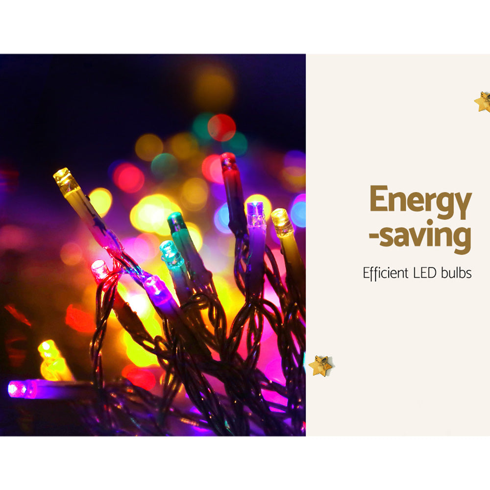 320 LED 5M Solar String Christmas Lights Fairy Light Jingle Jollys