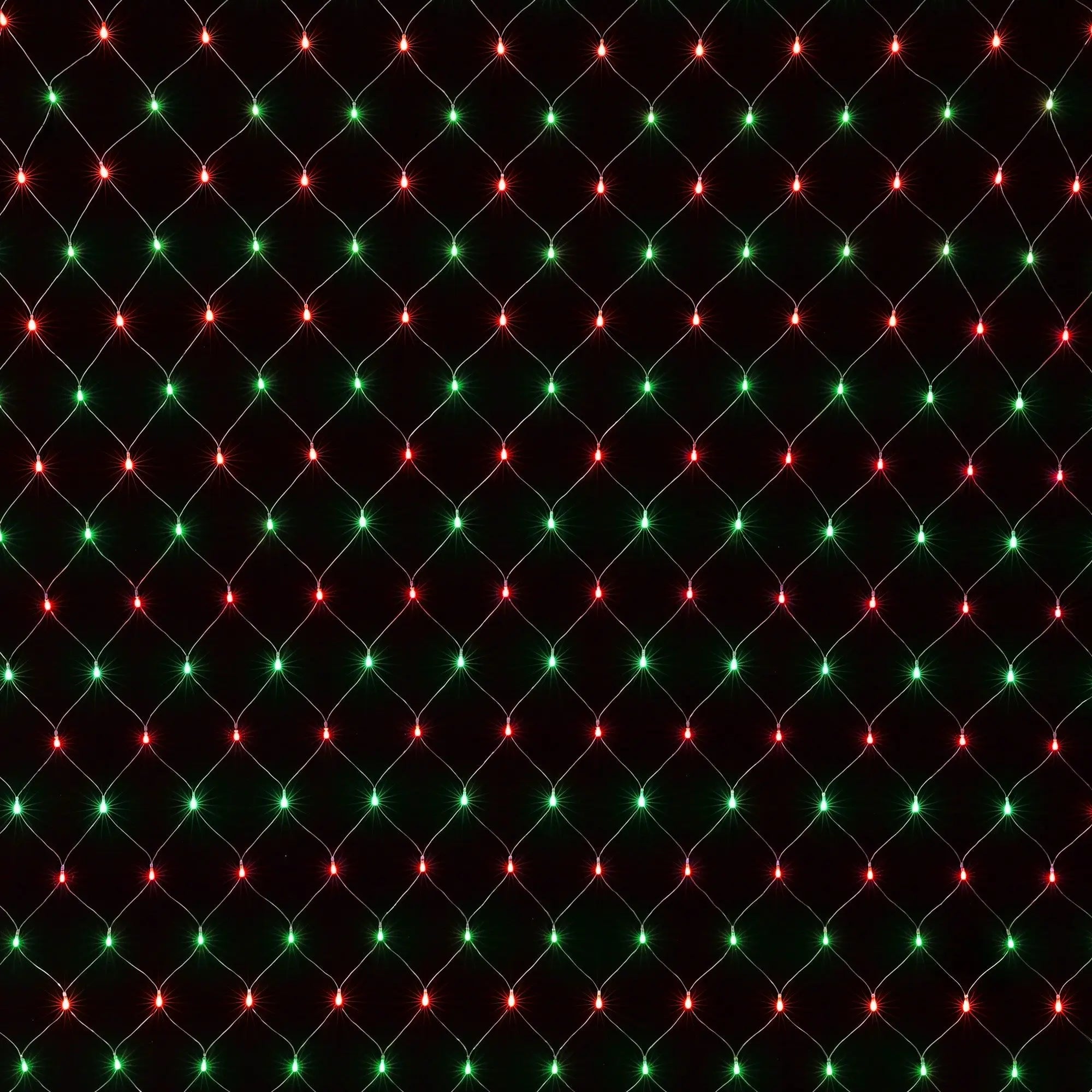 Jingle Jollys Red Green Christmas Net Lights, 1000 LED, 6 x 4m