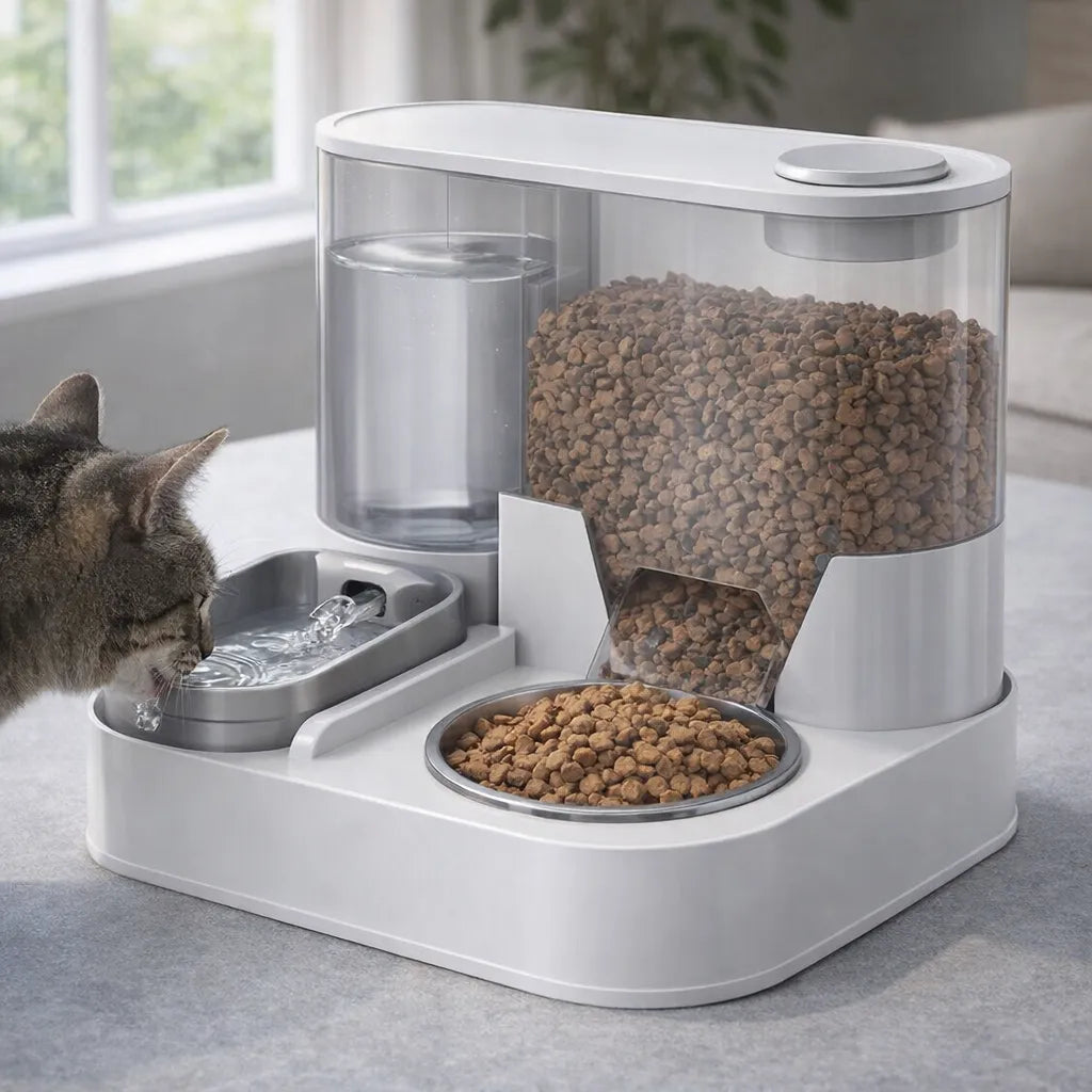 Automated Pet Feeding Solution: Effortless Mealtime for Happy, Healthy Pets